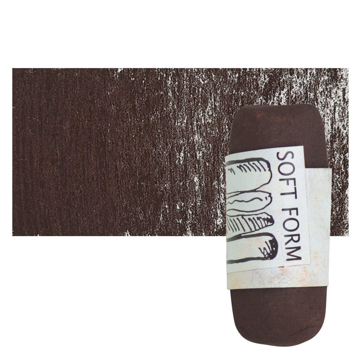 Townsend Artists' Soft Form Pastel - Mars Violet (Dark) pastel and swatch