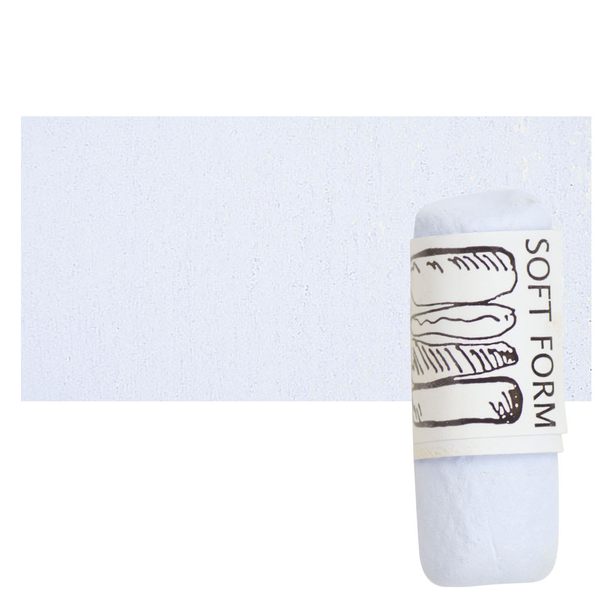 Townsend Artists' Soft Form Pastel - Pale Blue 086 pastel and swatch