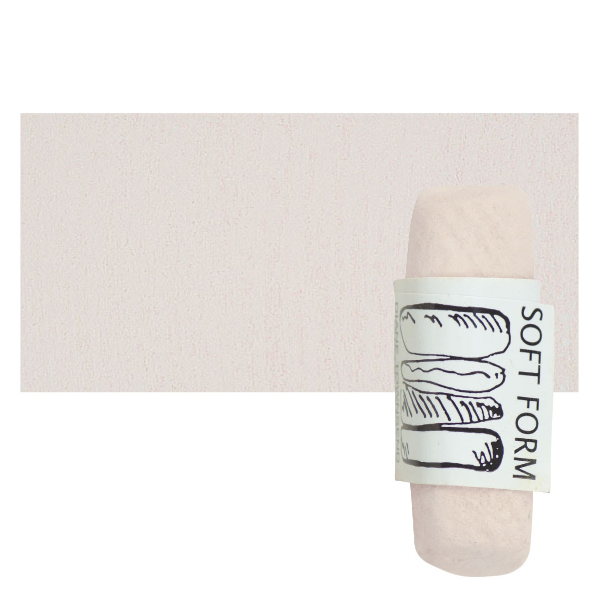 Townsend Artists' Soft Form Pastel - Violet Orange Pale (Light) pastel and swatch