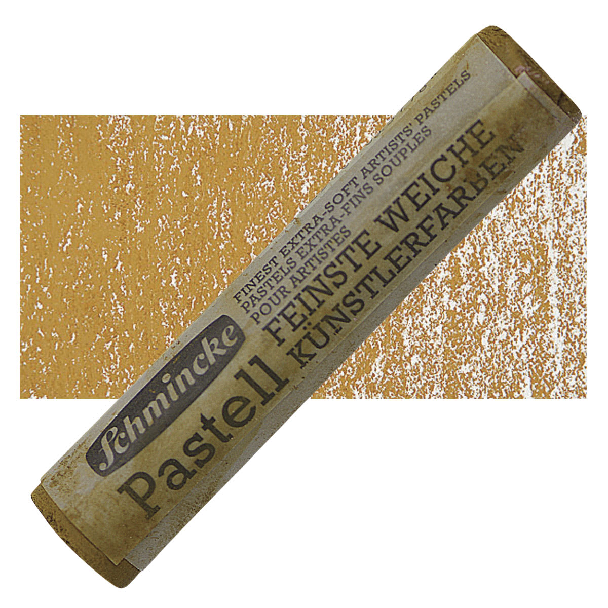 Schmincke Soft Pastel - Brown Ochre B pastel and swatch