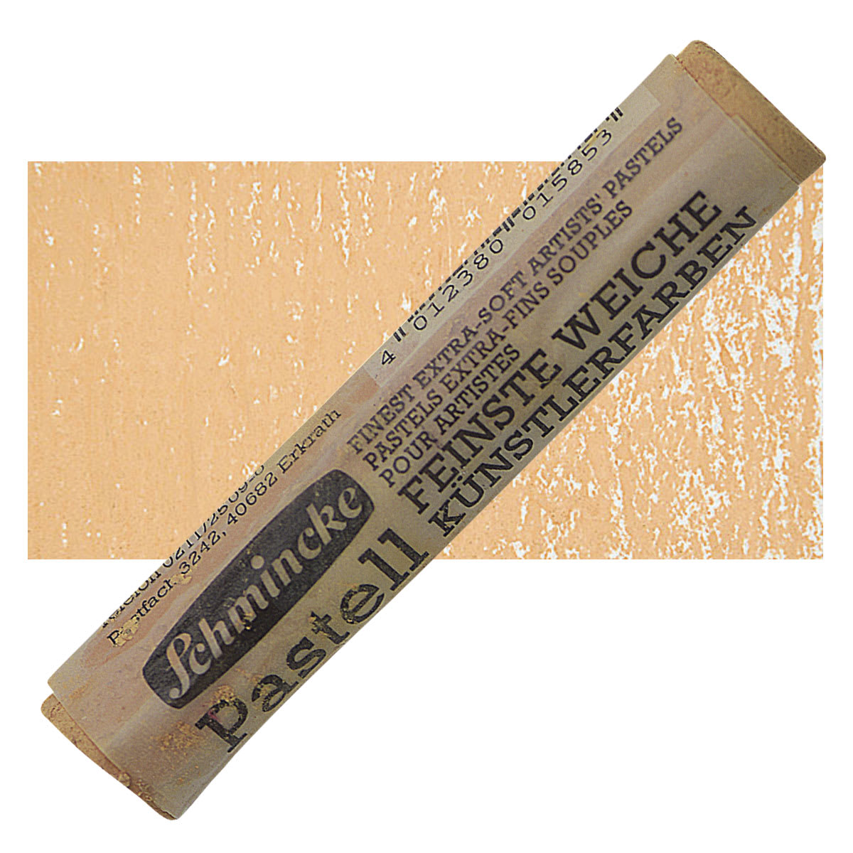 Schmincke Soft Pastel - Burnt Grn Earth M pastel and swatch