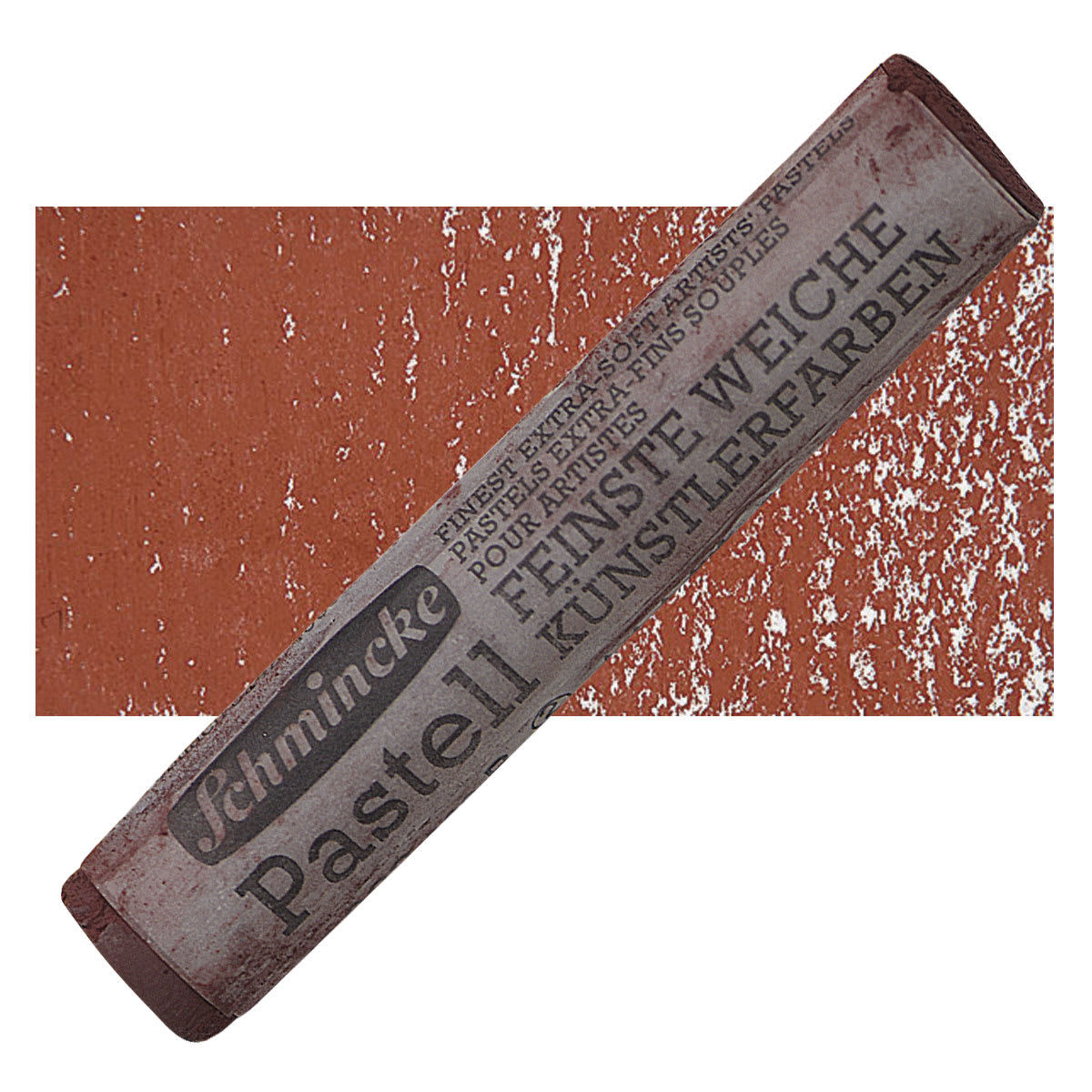 Schmincke Soft Pastel - Caput Mortuum Pale B pastel and swatch