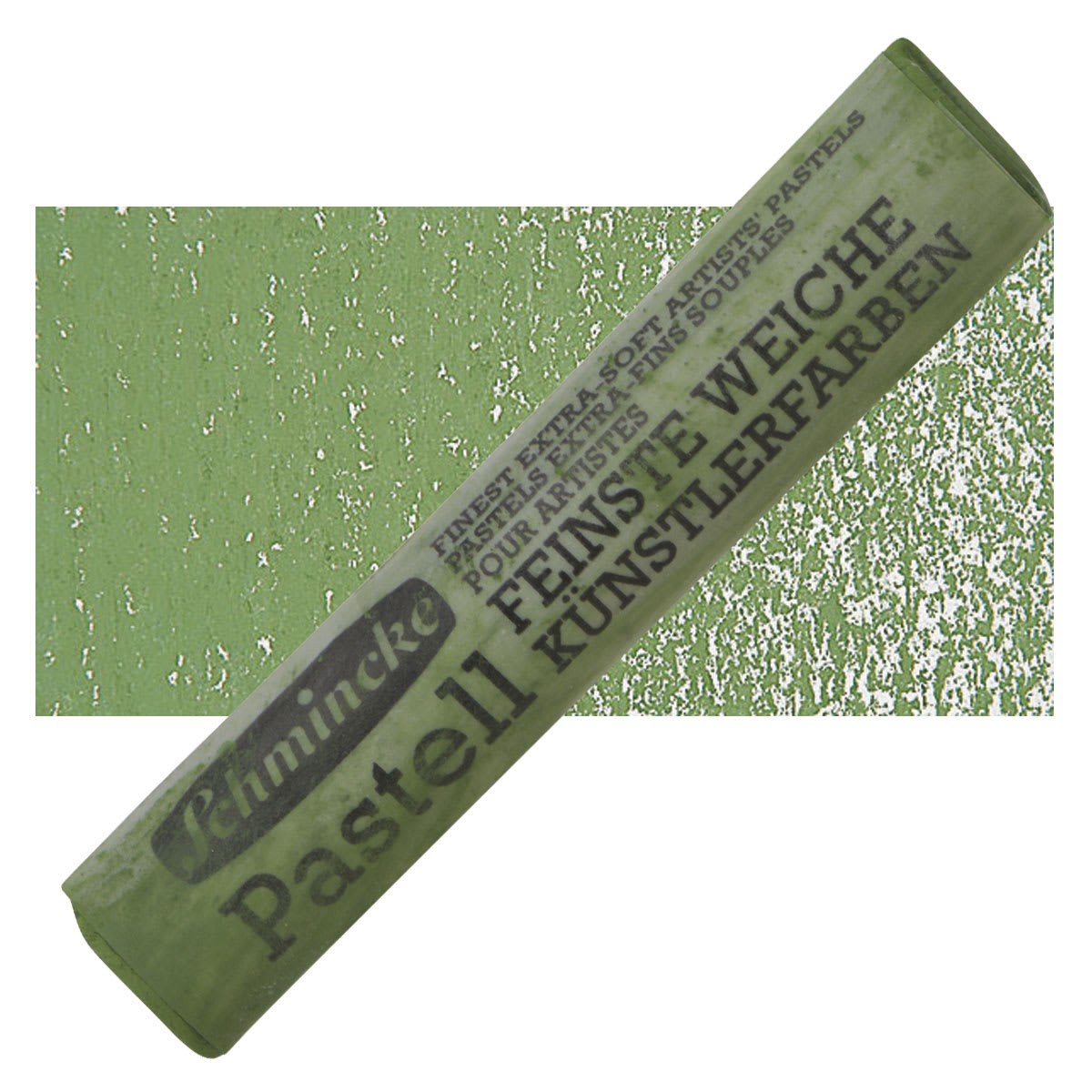 Schmincke Soft Pastel - Chromium Oxide Green pastel and swatch