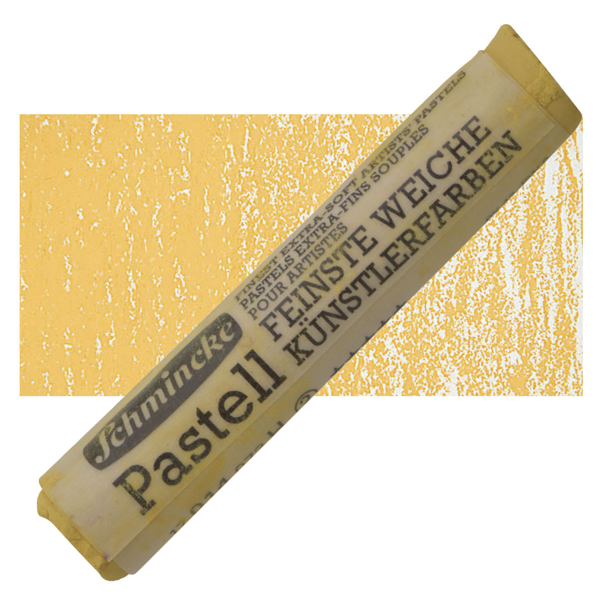 Schmincke Soft Pastel - Gold Ochre H pastel and swatch