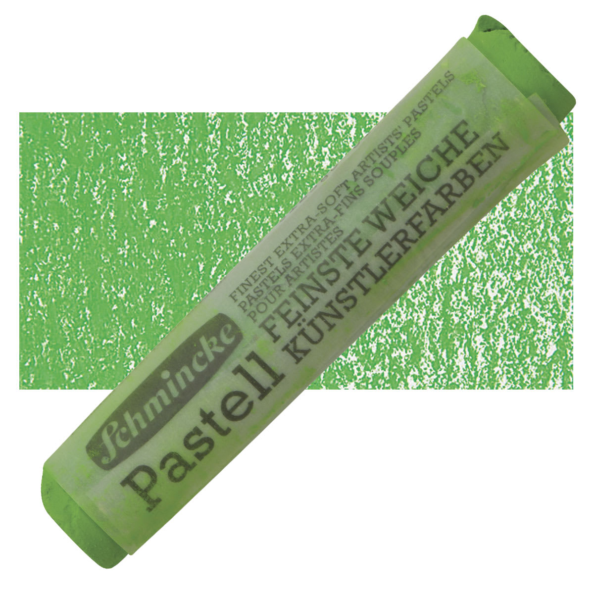 Schmincke Soft Pastel - May Green D pastel and swatch