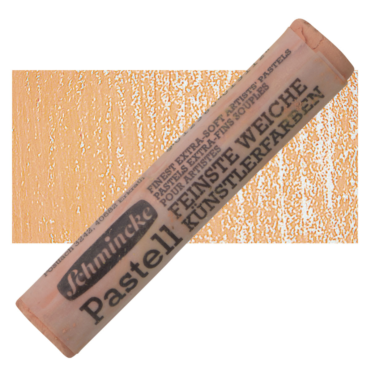 Schmincke Soft Pastel - Orange Deep O pastel and swatch