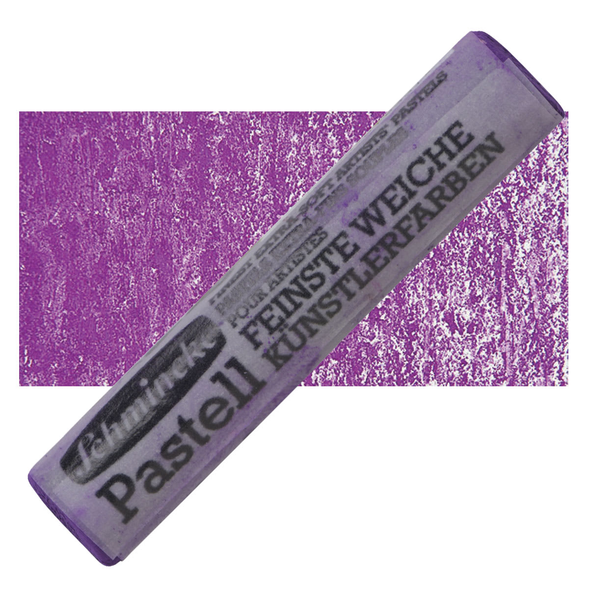 Schmincke Soft Pastel - Purple 2 D pastel and swatch