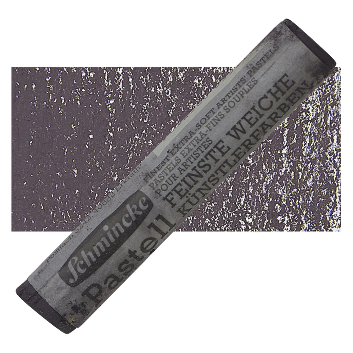 Schmincke Soft Pastel - Reddish Gray B pastel and swatch