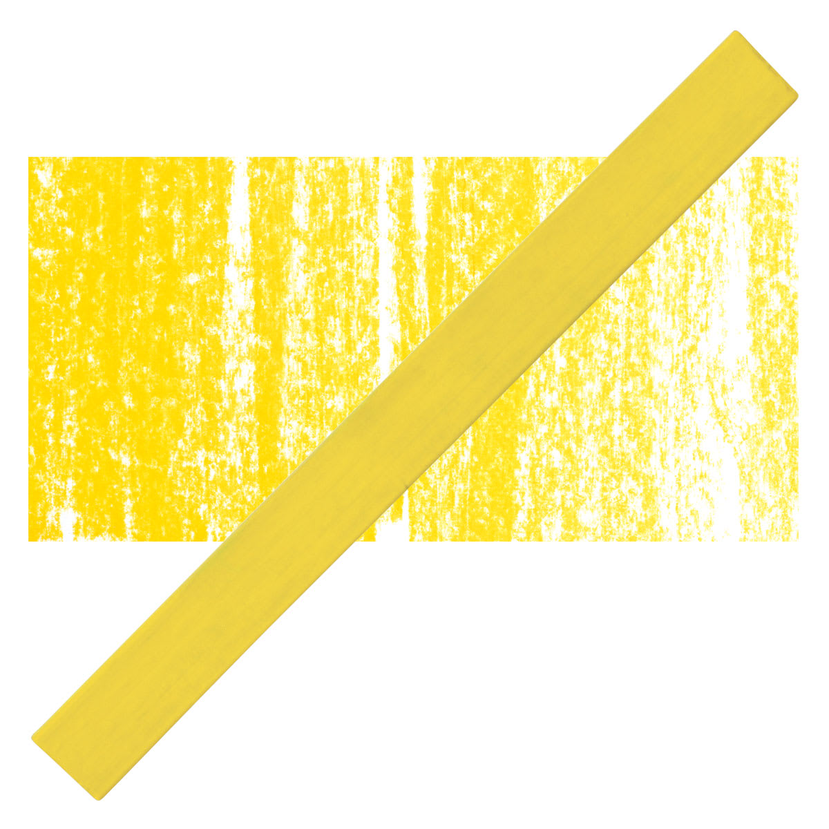 Cretacolor Pastel Carre Hard Pastel - Chromium Yellow pastel and swatch