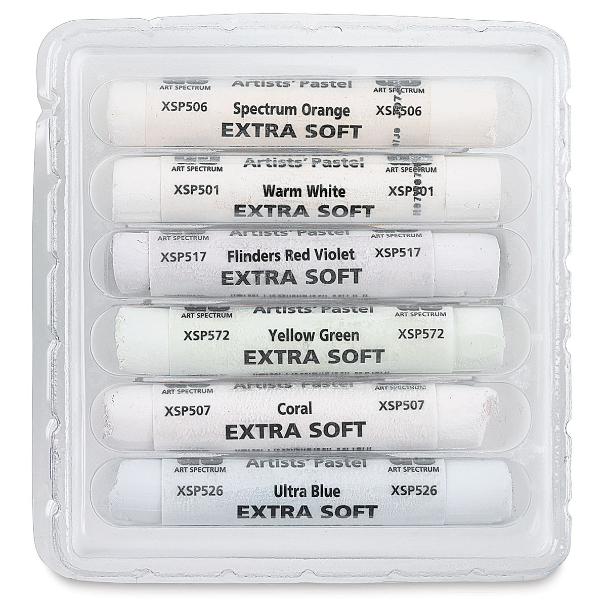 Art Spectrum Tints of White Extra Soft Pastels - Warm Tints, Set of 6