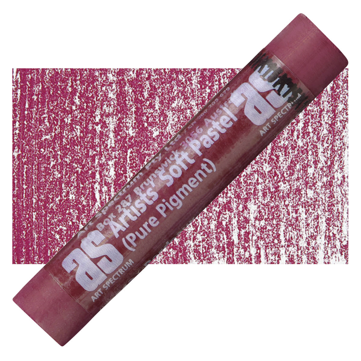 Art Spectrum Artists' Soft Pastel - Bordeaux 513P pastel and swatch