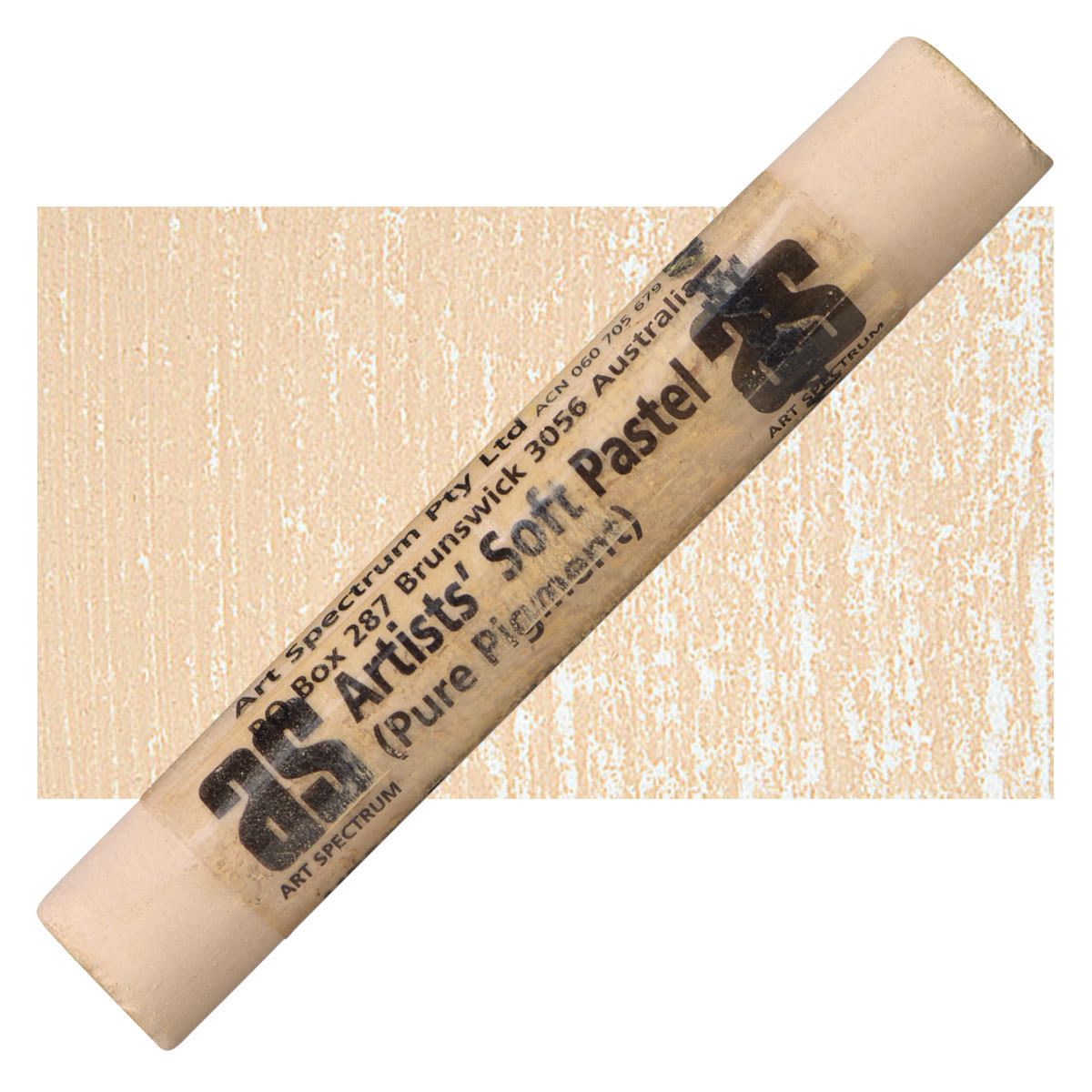 Art Spectrum Artists' Soft Pastel - Burnt Umber 552V pastel and swatch