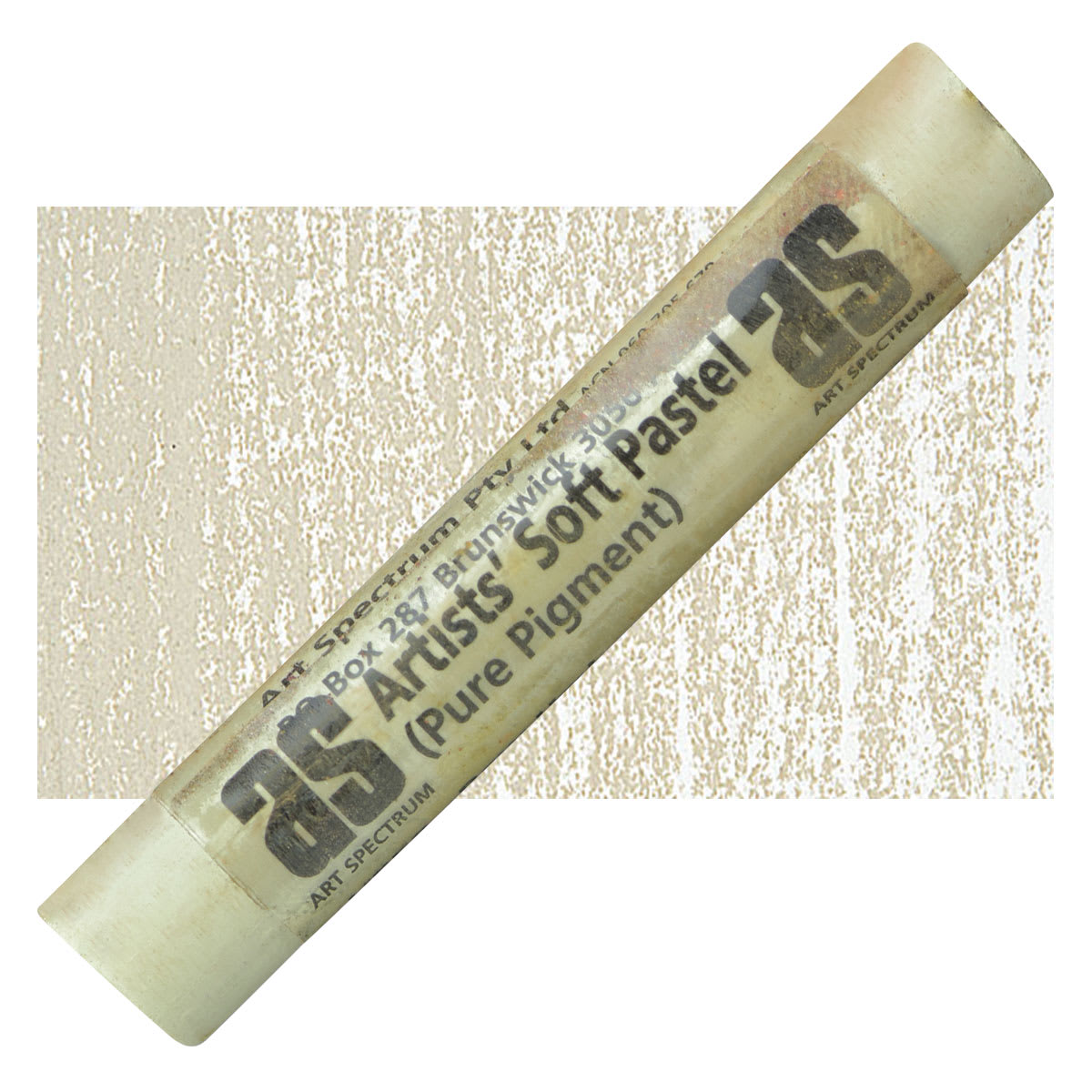 Art Spectrum Artists' Soft Pastel - Raw Umber 550V pastel and swatch