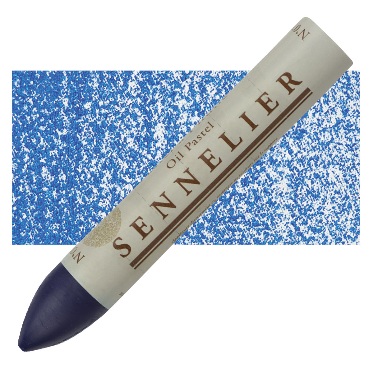 Sennelier Oil Pastel Grand - Blue Alizarin Lake oil pastel and swatch