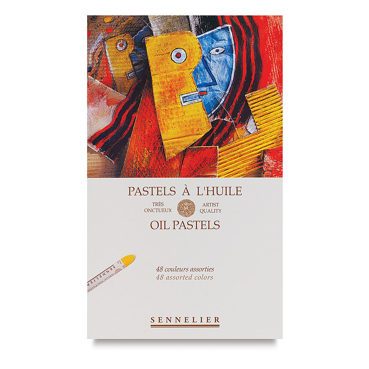 Sennelier Oil Pastel Set - Universal Colors, Set of 48 (front of package)