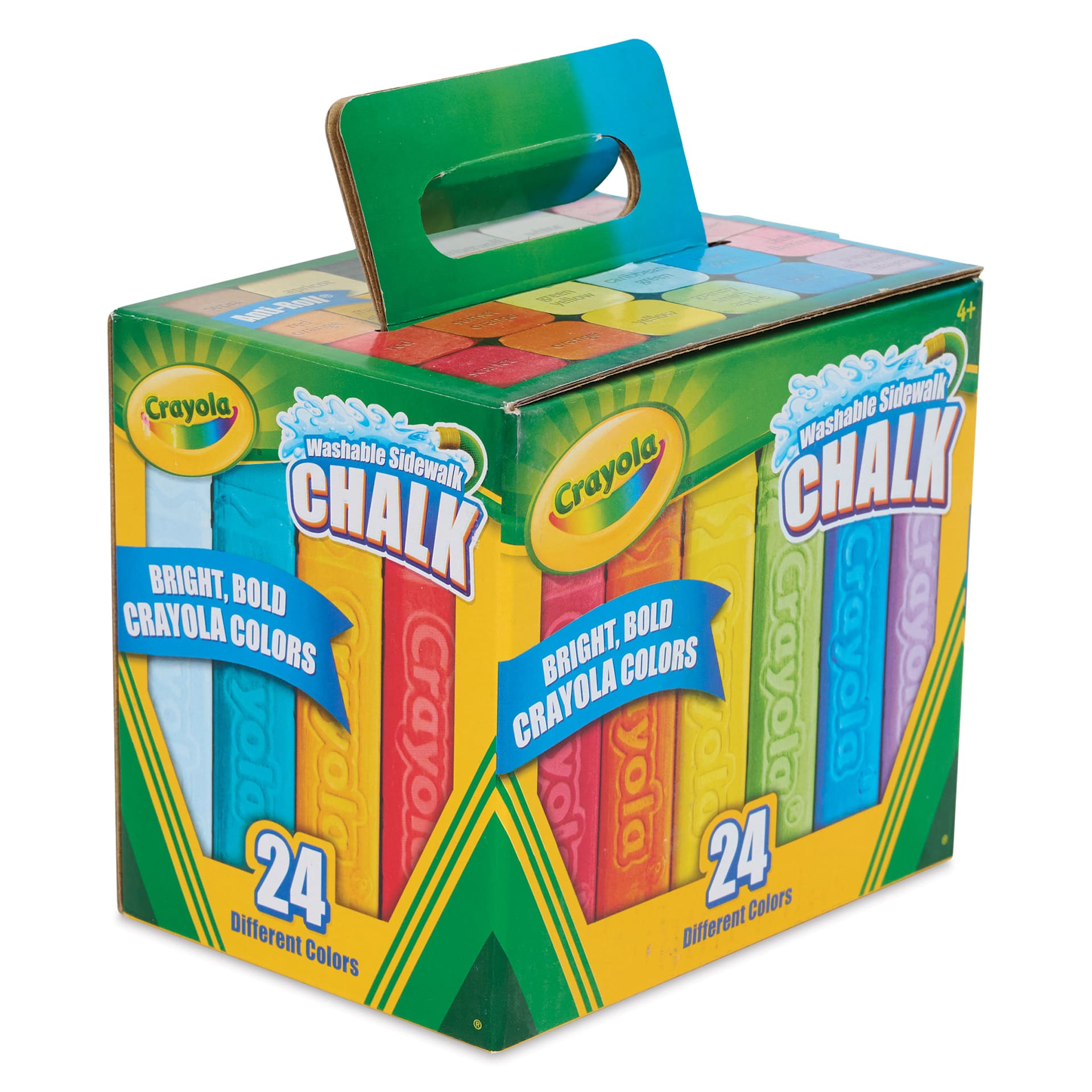 Crayola Washable Sidewalk Chalk - Assorted Colors, Set of 24