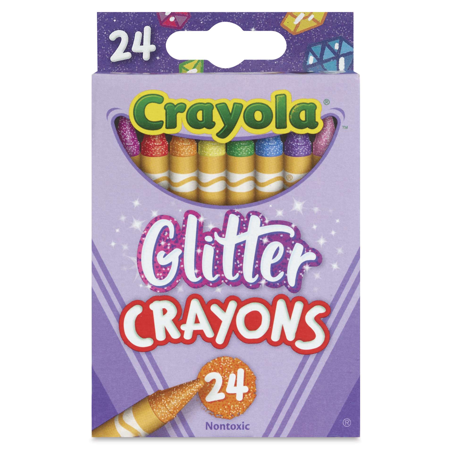 Crayola Glitter Crayons - Set of 24