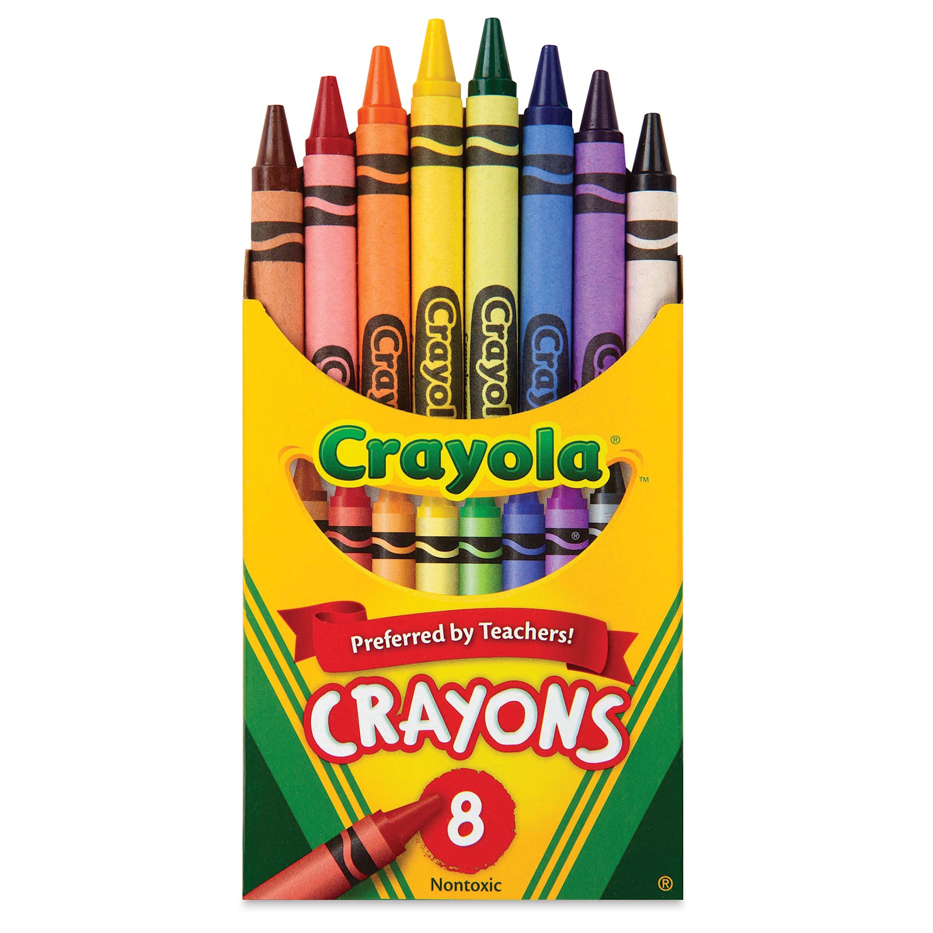 Crayola Crayons - Set of 8, markers out of the top of the packaging Crayola Crayons - Set of 8, markers out of the top of the packaging