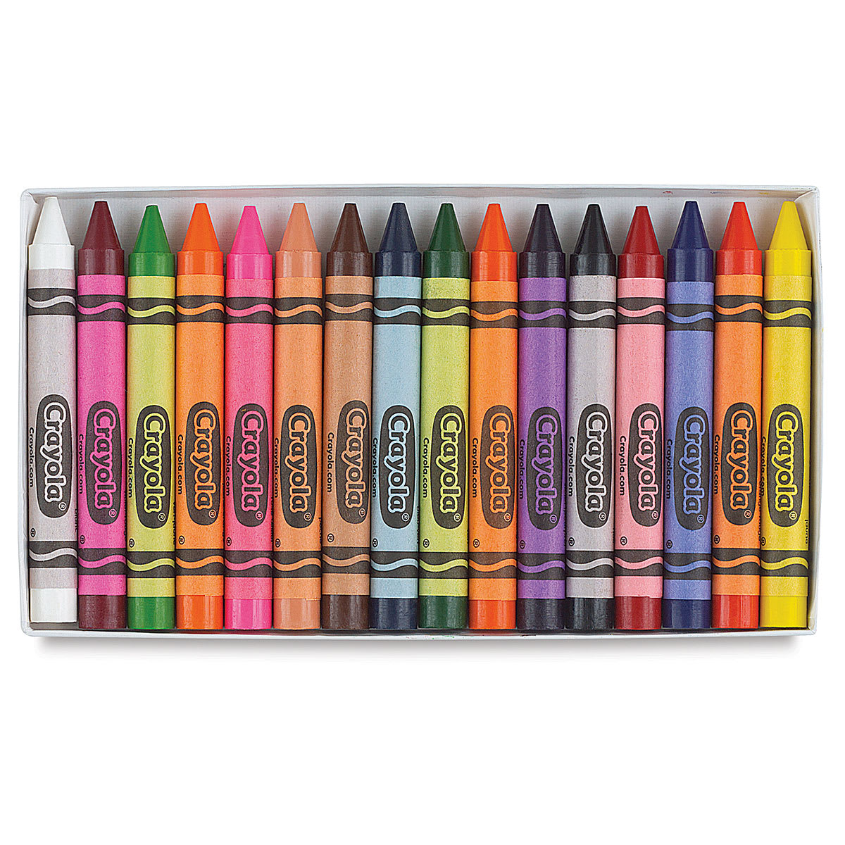 Crayola Large Crayons - Assorted Colors, Set of 16, contents shown