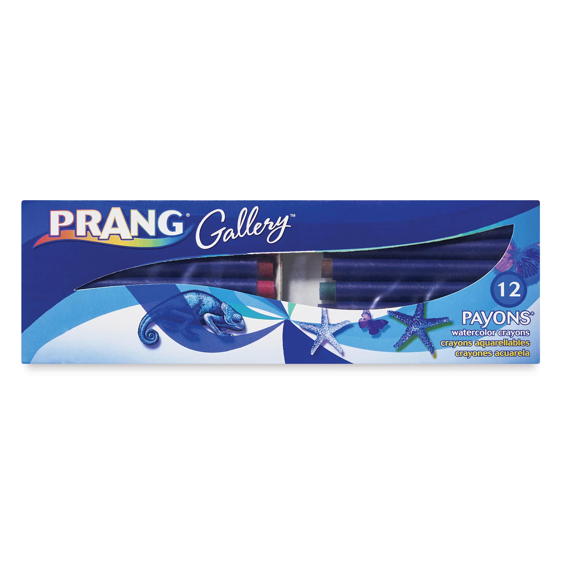Prang Payons Watercolor Crayons - Set of 12, front of packaging