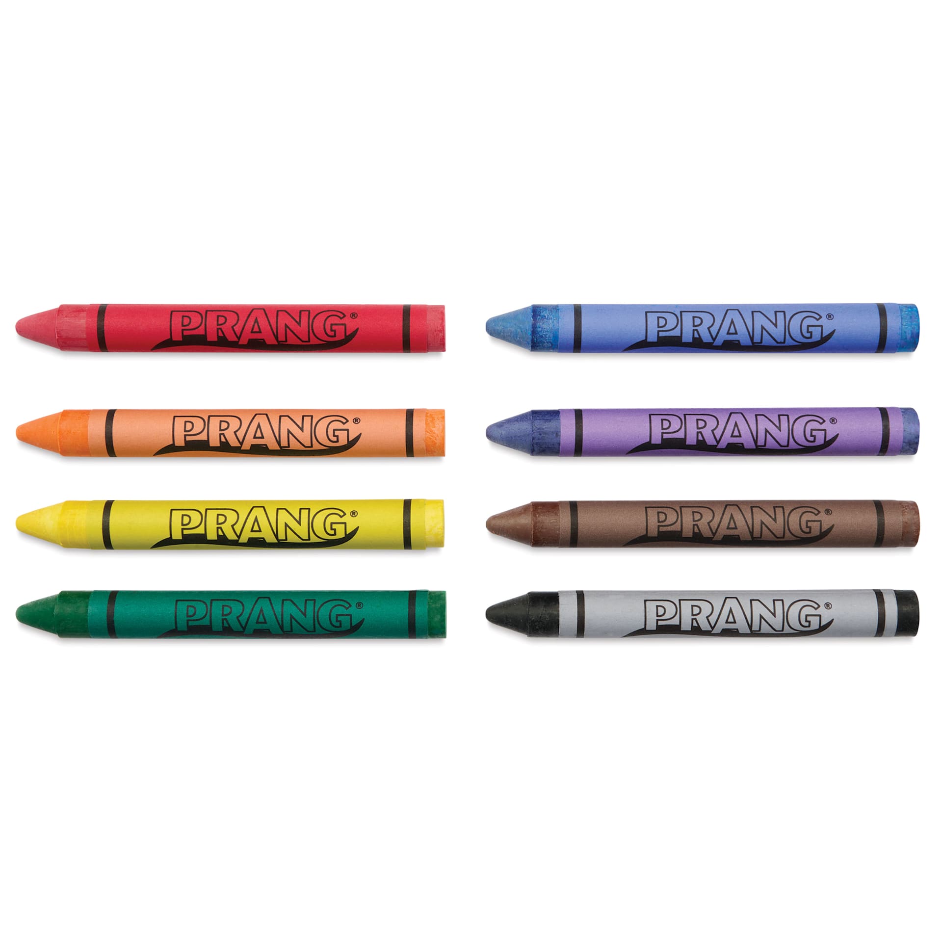 Prang Large Crayons - Master Pack, Pkg of 400, 8 single crayons in various colors