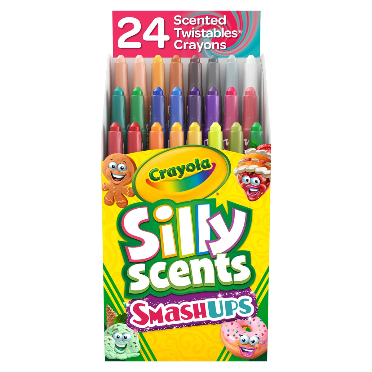 Silly Scents SmashUps Twistables Crayons 24-Color Set
