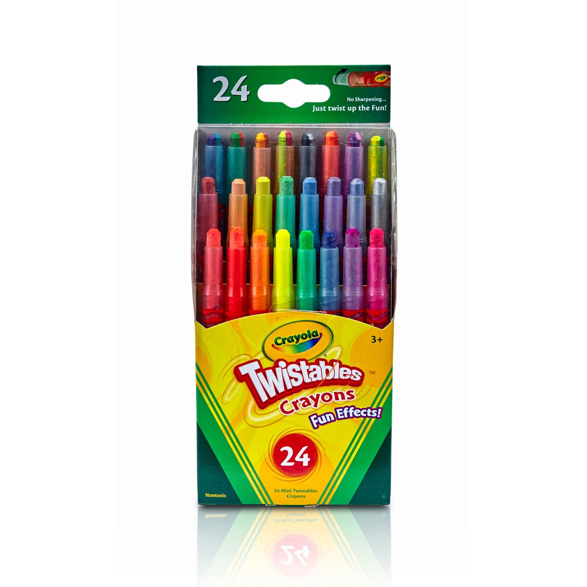 Fun Effects Twistables Crayon Set 24 Colors