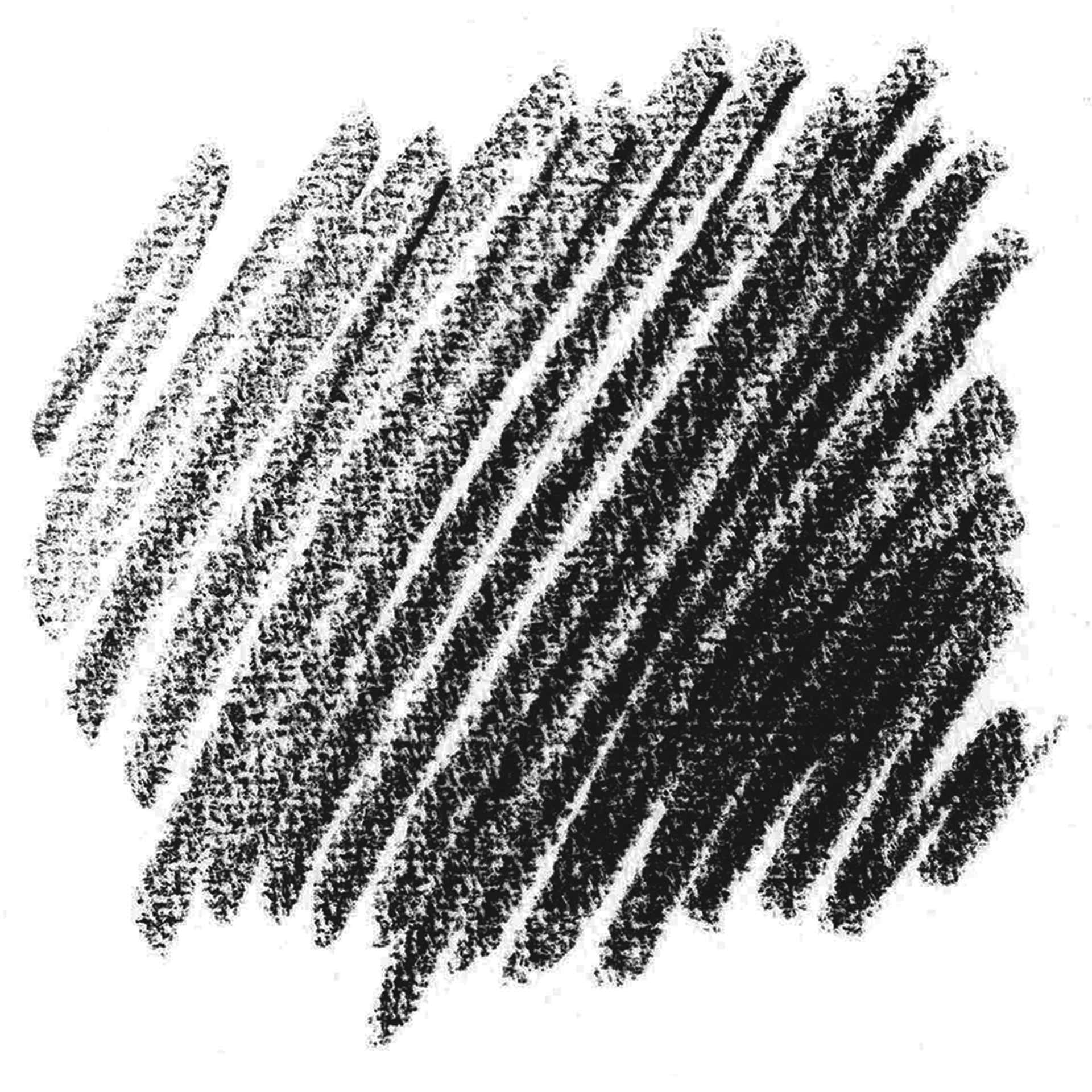 Conté à Paris Sketching Pastel Carré - Pierre Noire, B, scribble swatch
