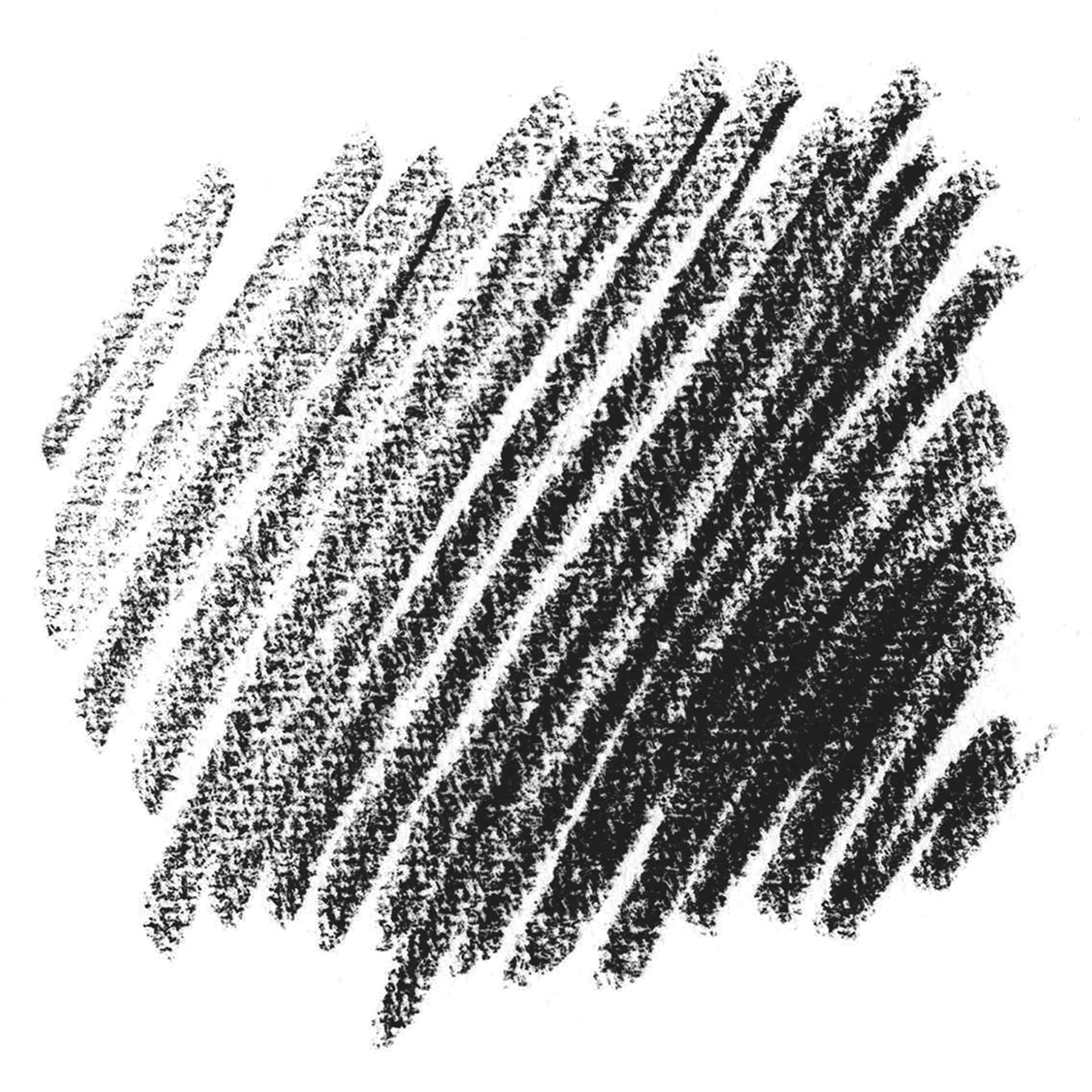 Conté à Paris Sketching Pastel Carré - Pierre Noire, HB, scribble swatch
