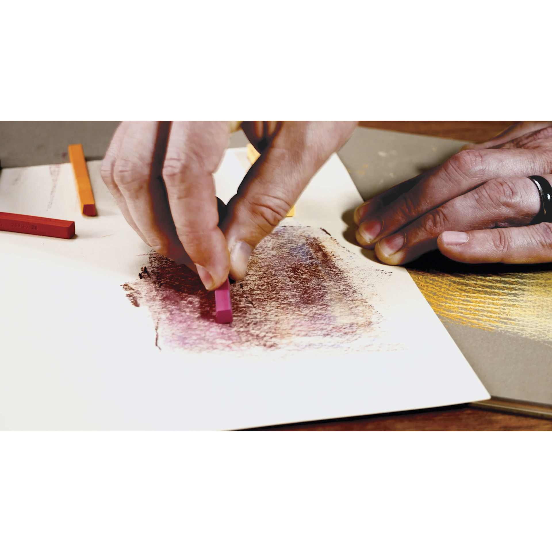 Conté à Paris Colour Pastel Carrés - Portrait Colors, Set of 12, pastel on paper