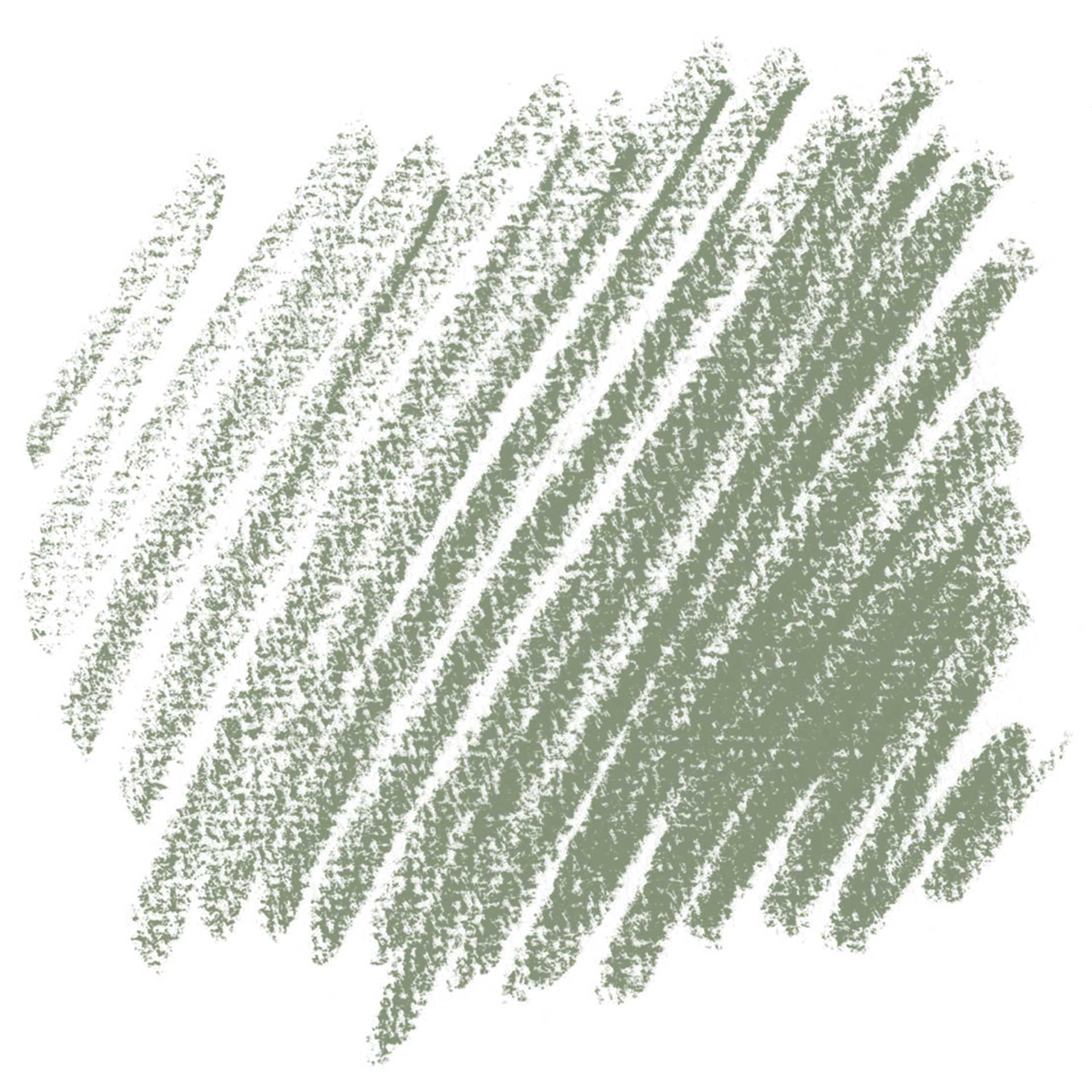 Conté à Paris Colour Pastel Carré - Green Grey 51, scribble swatch