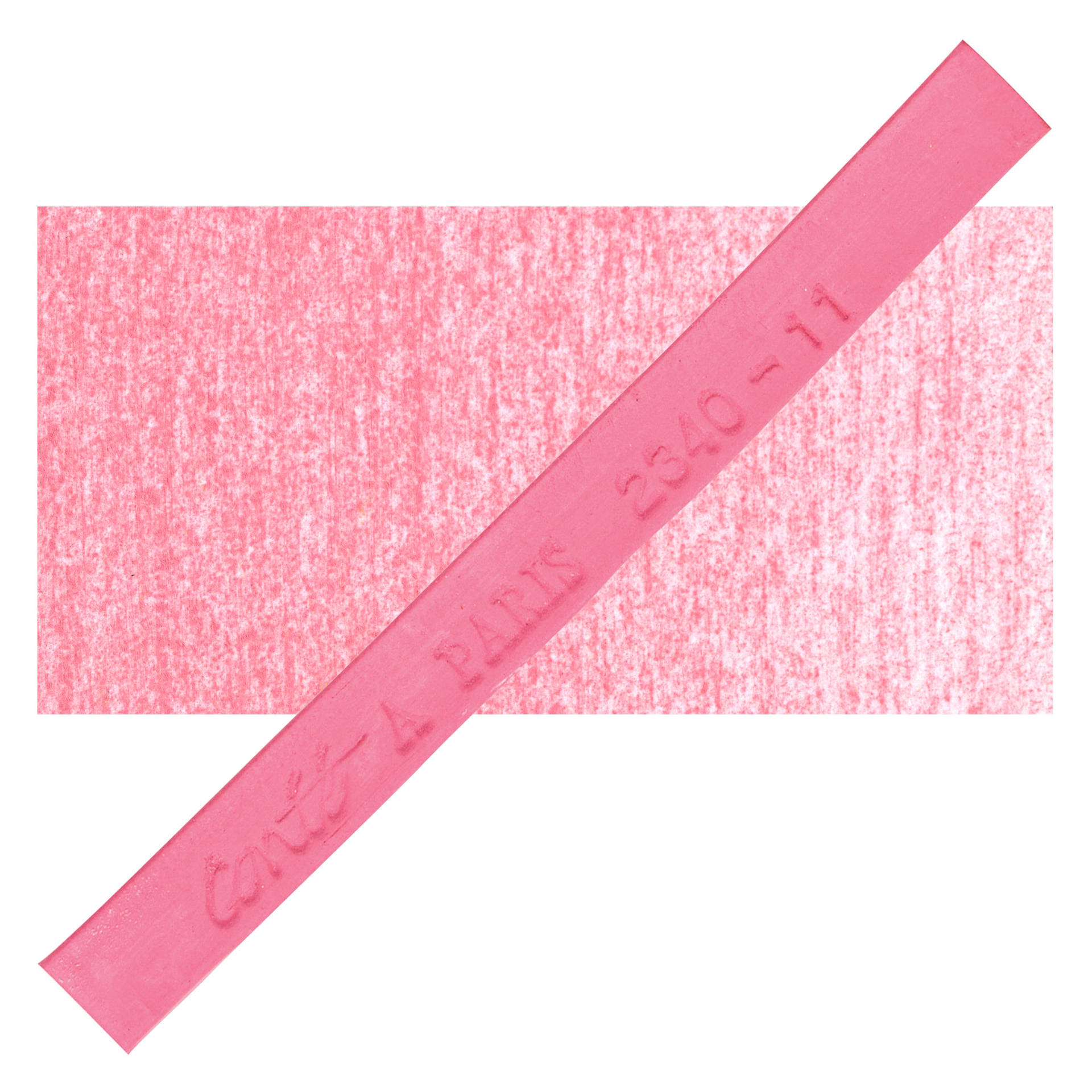 Conté à Paris Colour Pastel Carré - Pink 11, Single Carré and swatch