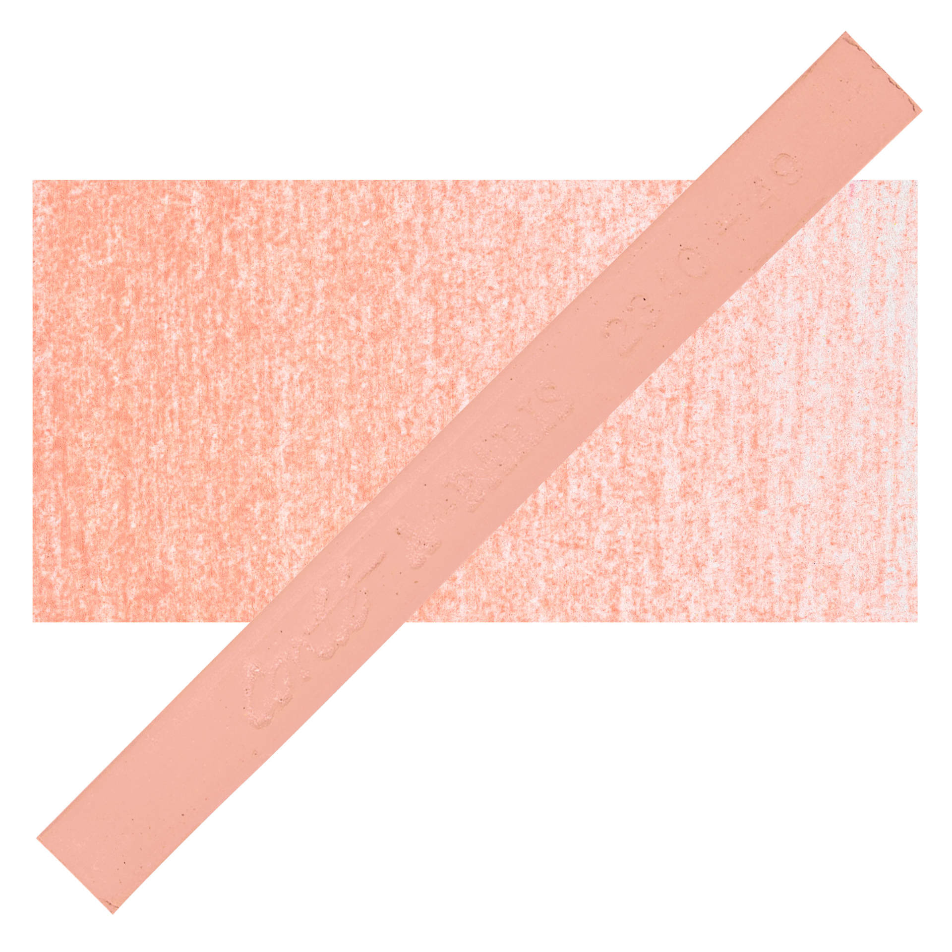 Conté à Paris Colour Pastel Carré - Light Orange 49, Single Carré and swatch