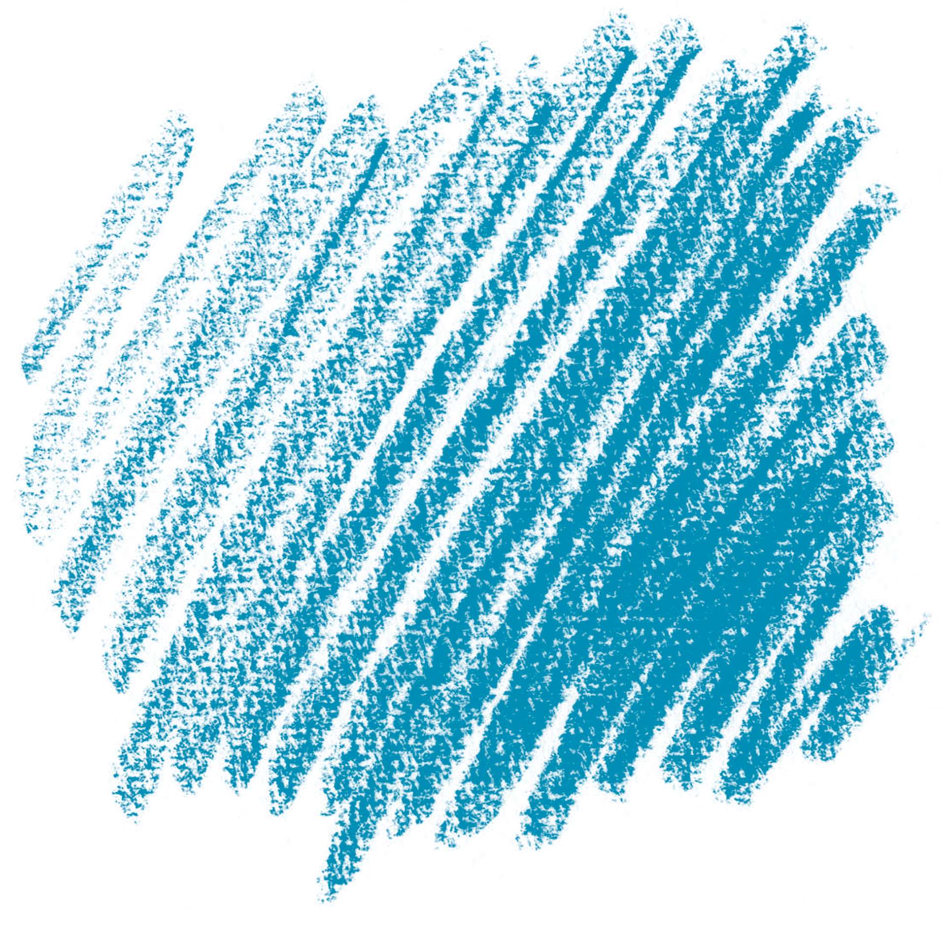 Conté à Paris Colour Pastel Carré - Green Blue 21, scribble swatch