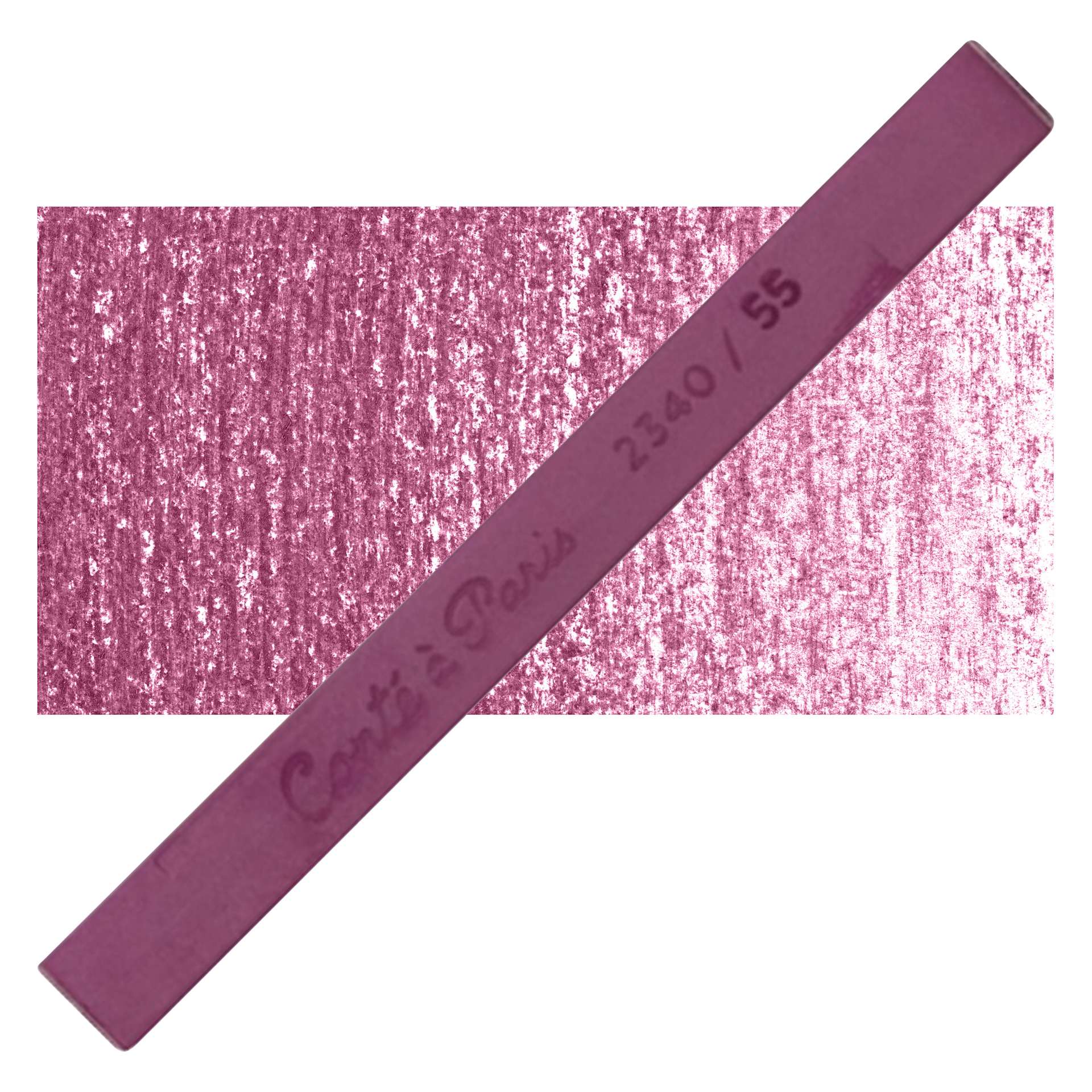 Conté à Paris Colour Pastel Carré - Persian Violet 55, Single Carré and swatch