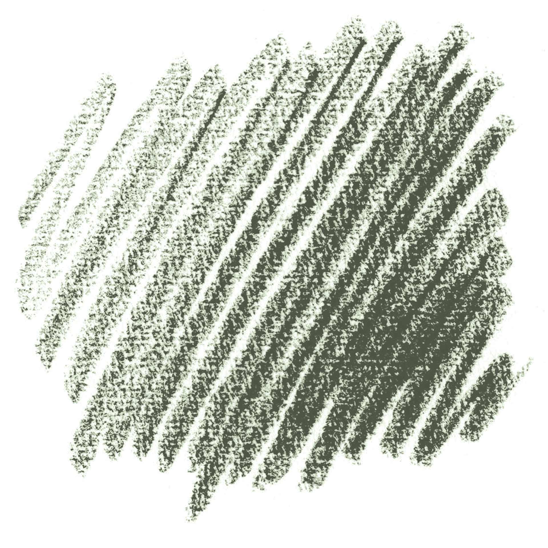 Conté à Paris Colour Pastel Carré - Dark Grey Green 78, scribble swatch