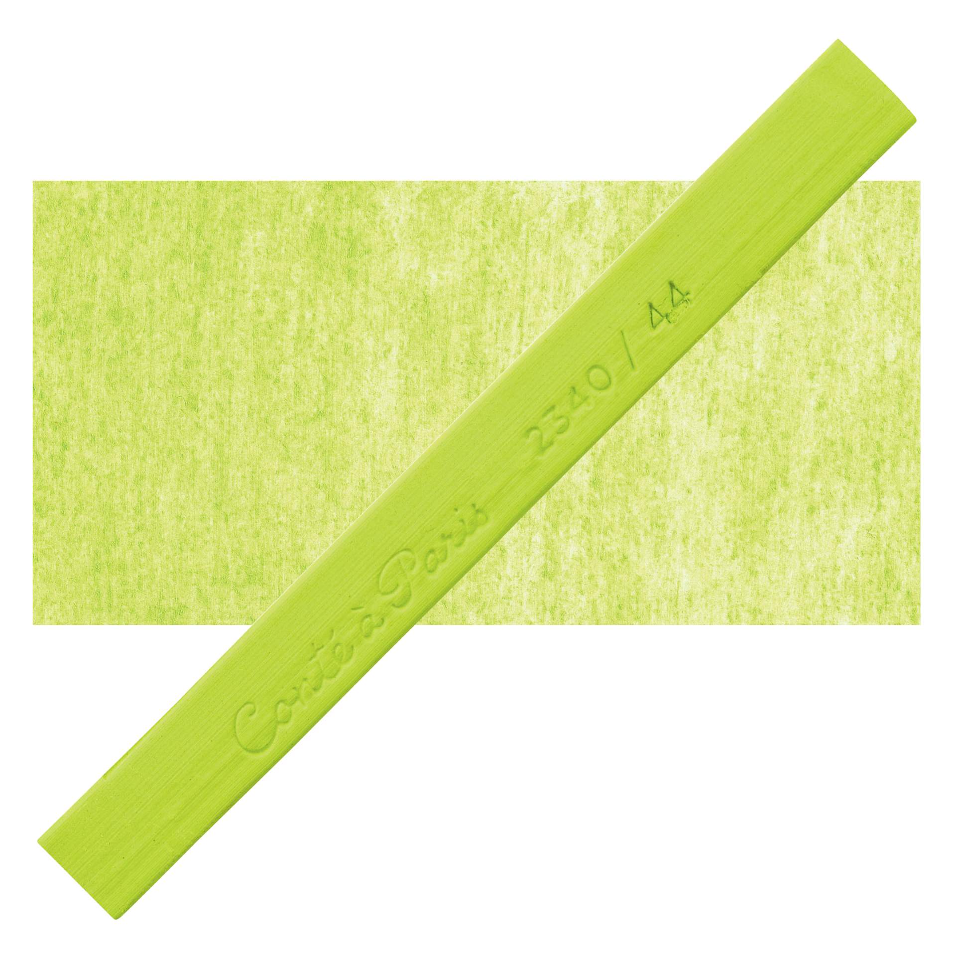 Conté à Paris Colour Pastel Carré - St. Michel Green 44, Single Carré and swatch