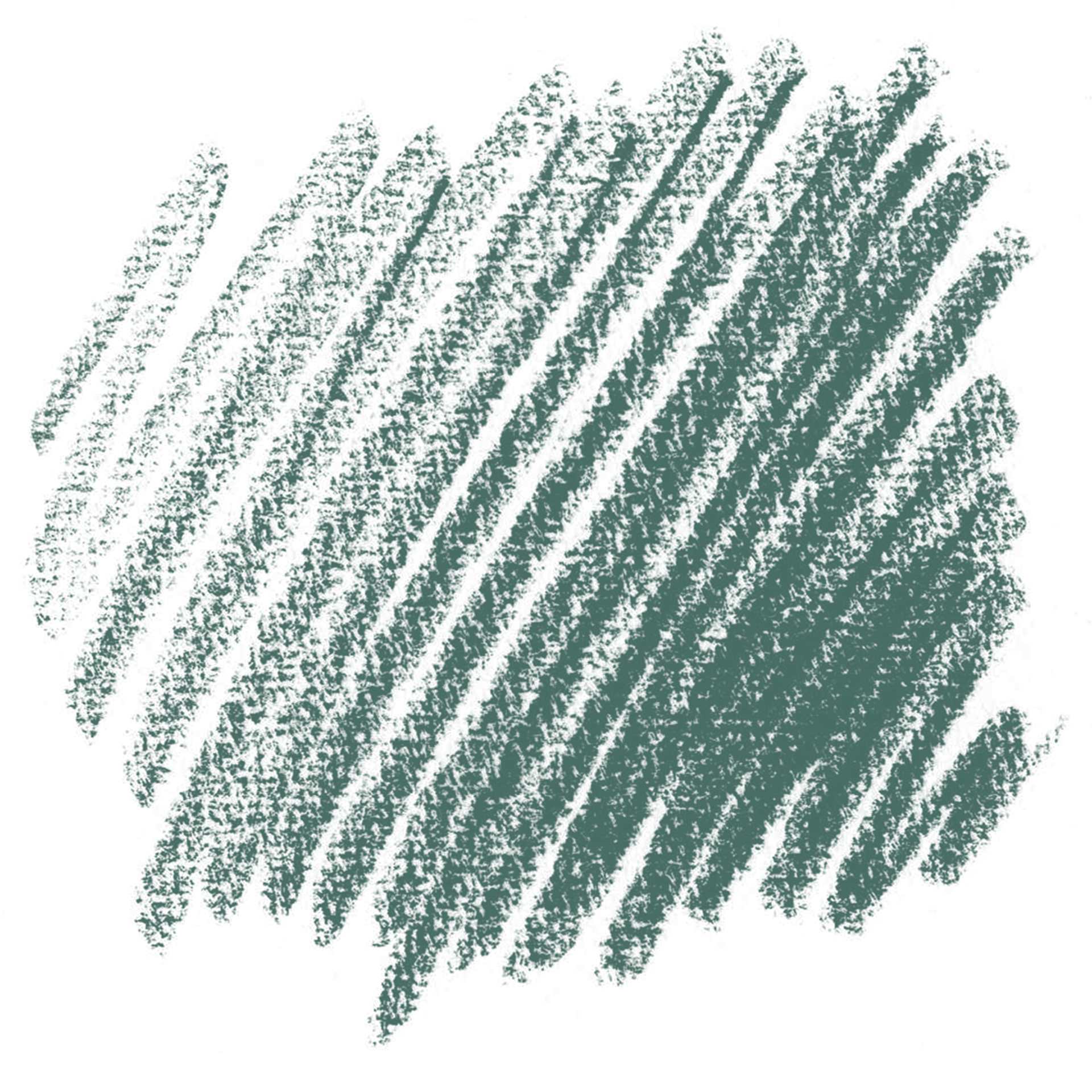 Conté à Paris Colour Pastel Carré - Mineral Green 30, scribble swatch