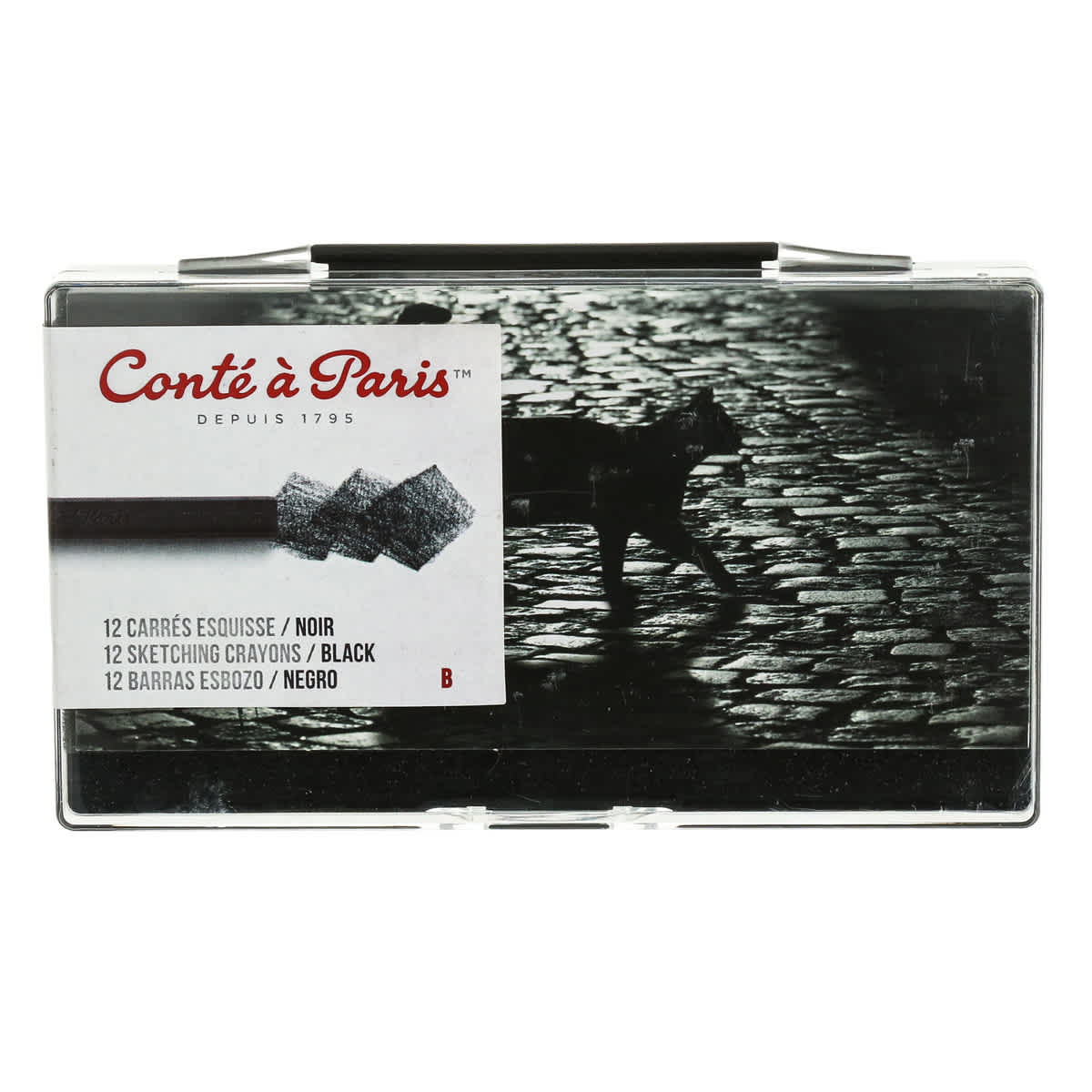 Conte Sketching Crayons Black  B