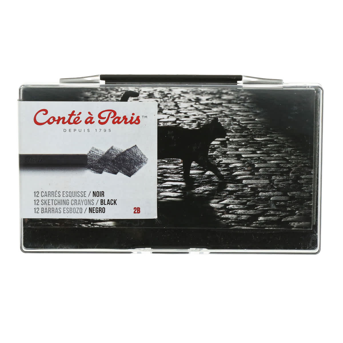 Conte Sketching Crayons Black  2B