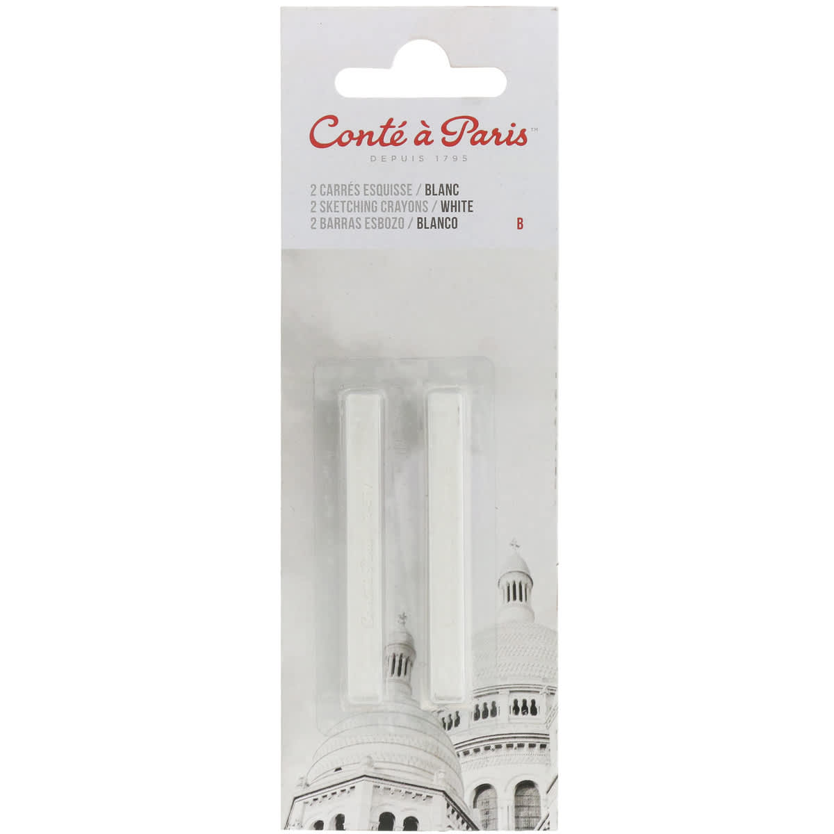 Conte Sketching Crayons White  B