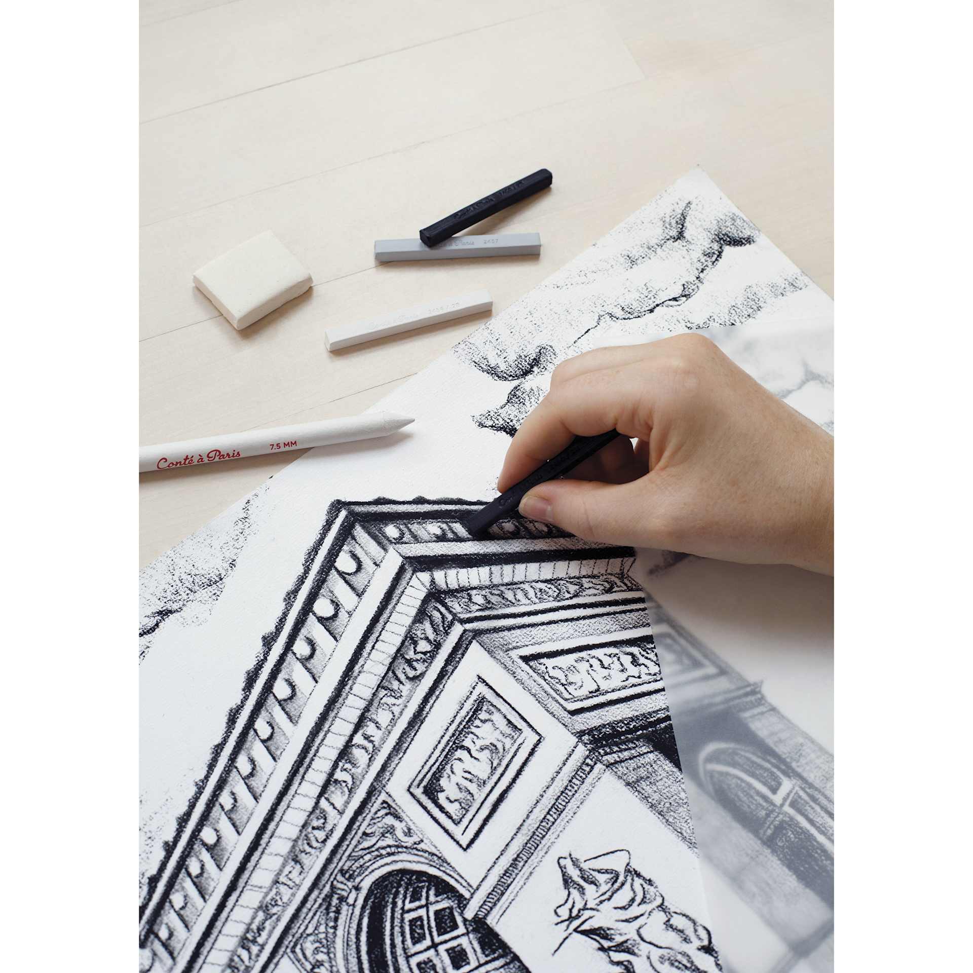 Sketching with Conté à Paris Sketching Pastel Carrés