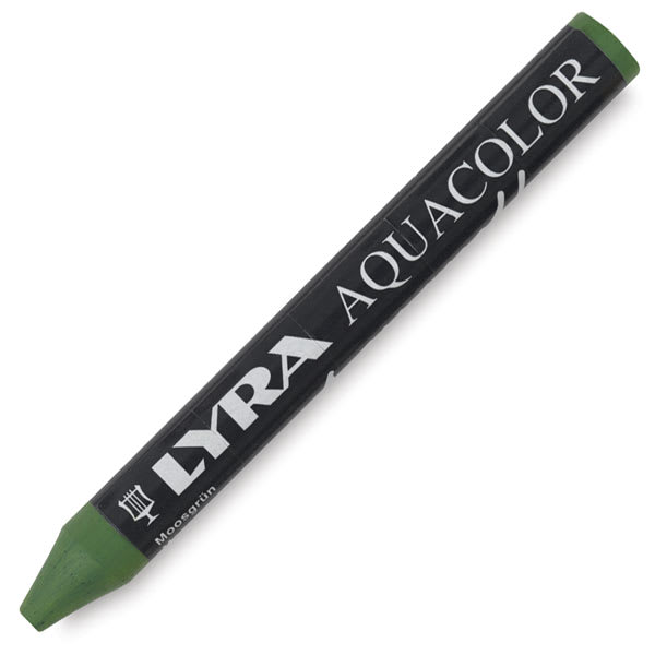 Lyra Aquacolor Crayon - Green crayon shown at angle