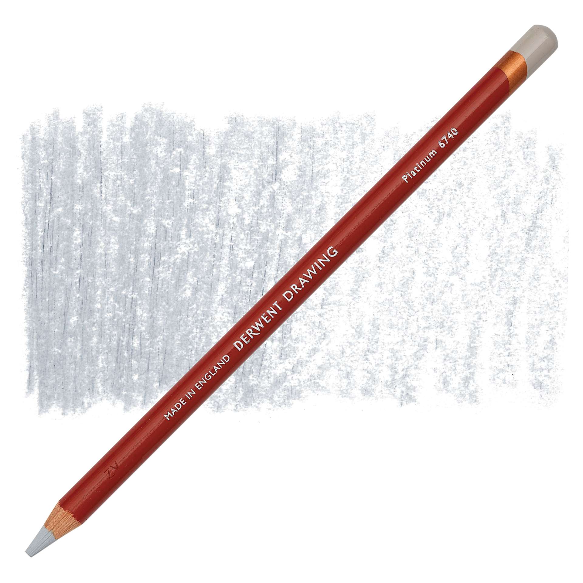 Derwent Drawing Pencil - Platinum pencil and swatch
