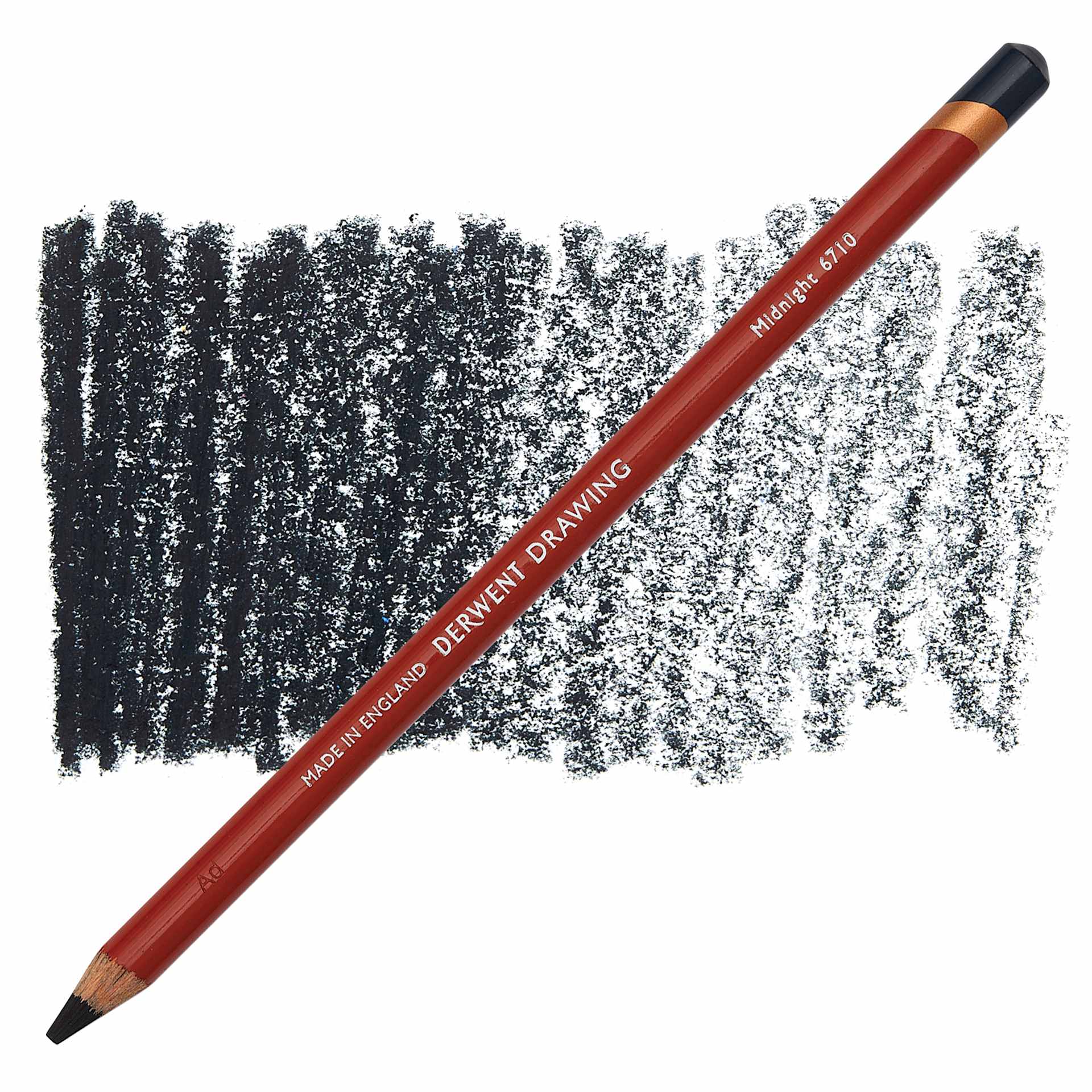 Derwent Drawing Pencil - Midnight pencil and swatch