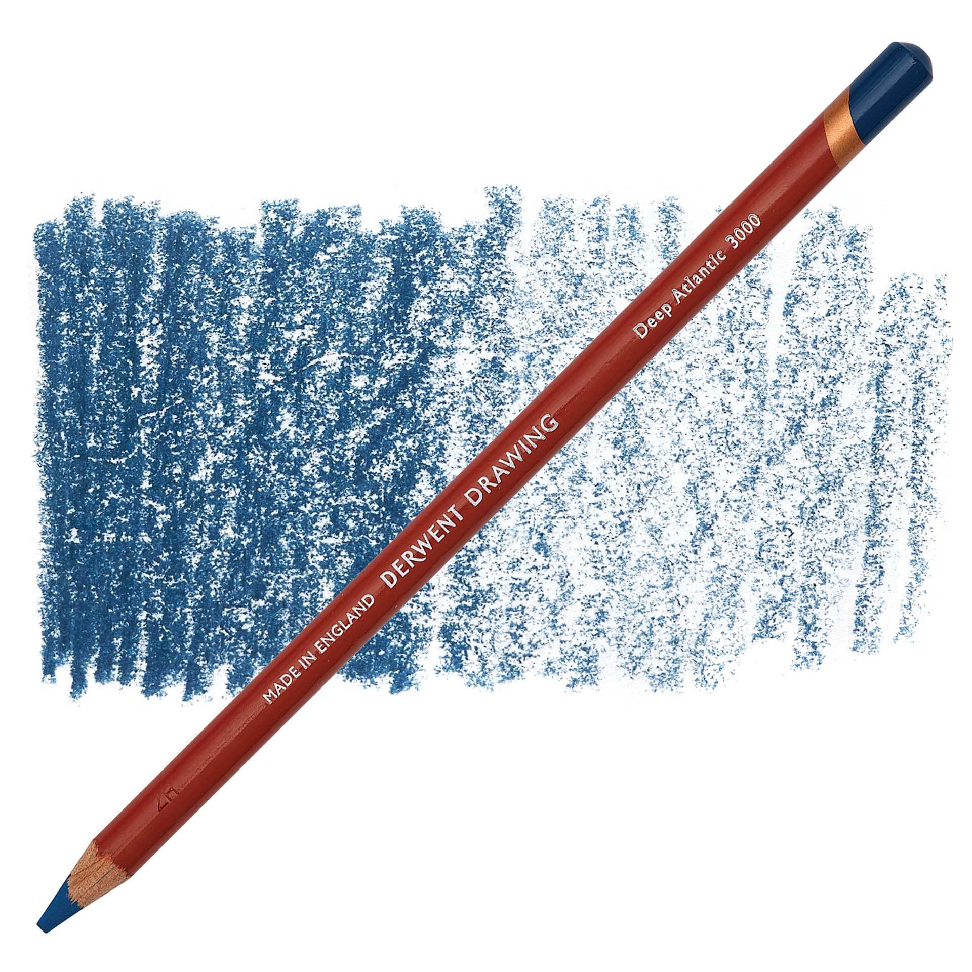 Derwent Drawing Pencil - Deep Atlantic pencil and swatch