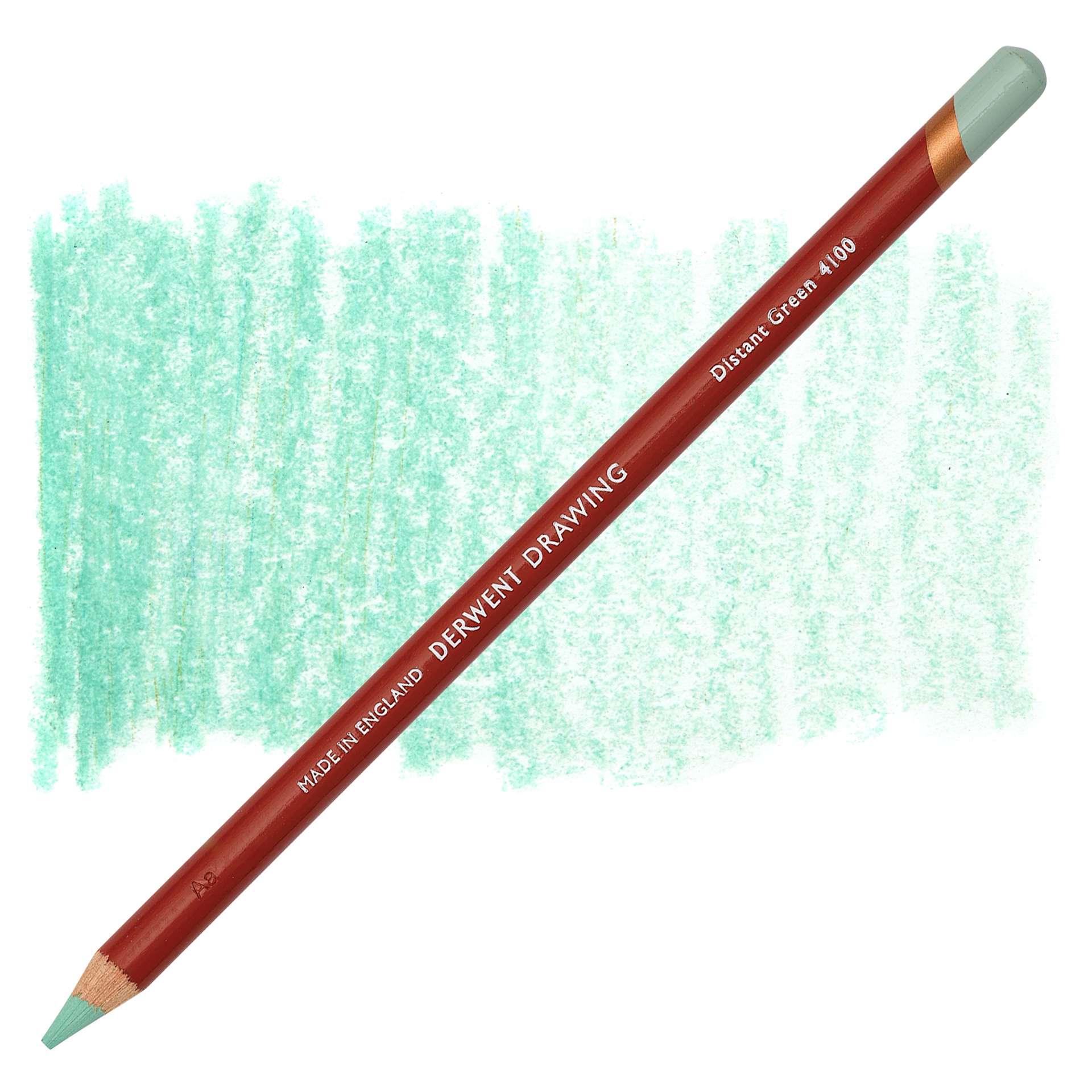 Derwent Drawing Pencil - Distant Green pencil and swatch