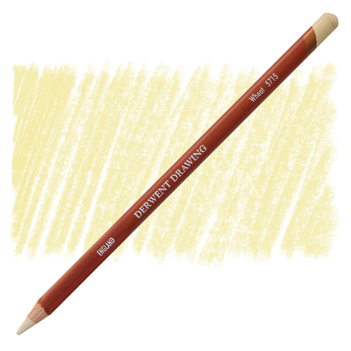 Derwent Drawing Pencil - Wheat pencil and swatch