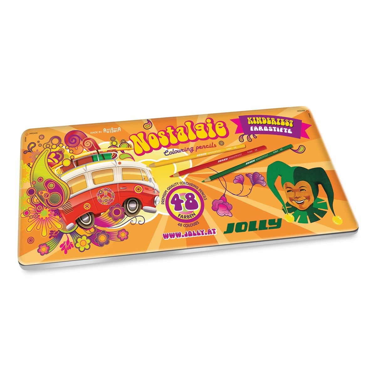 Jolly Superstick Colored Pencil Sets - Angled view of package of 48