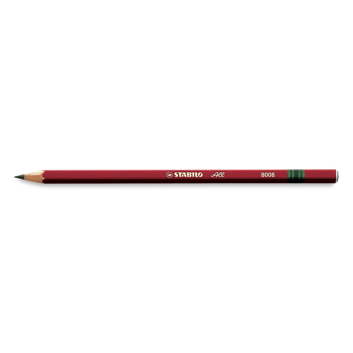 Stabilo All Graphite Pencil - Single pencil shown horizontally